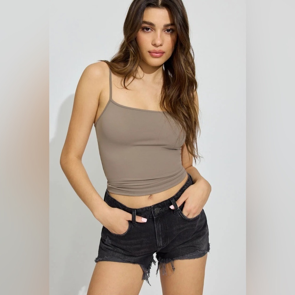 NWT Garage Denim Festival Shorts Washed Black size 27